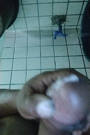 Masturbating